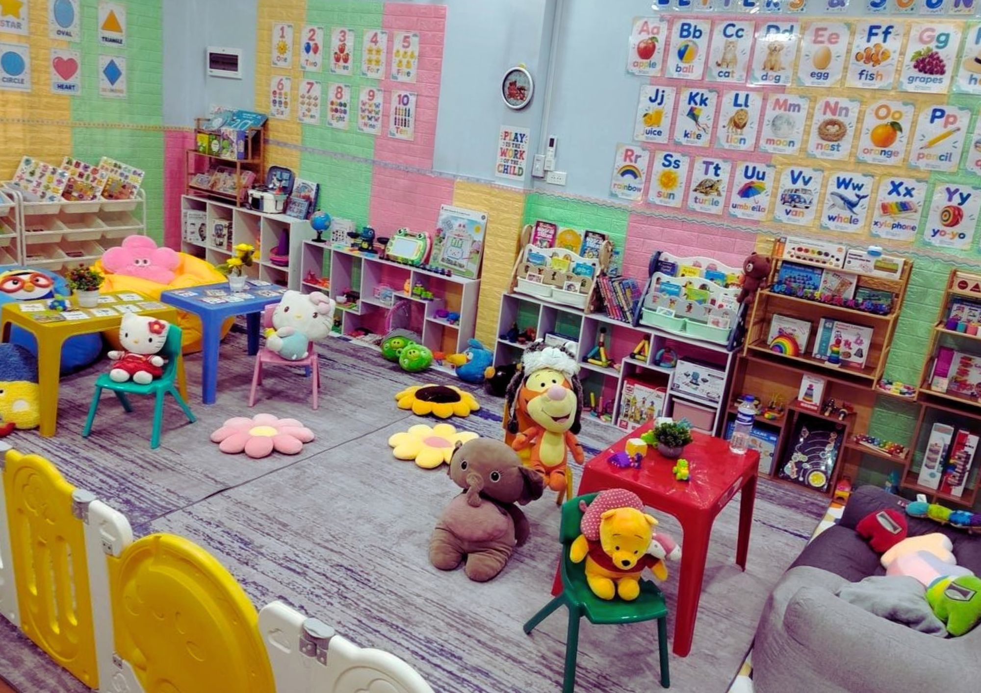 Actual Koh Kong English Hub indoor English learning and play environment